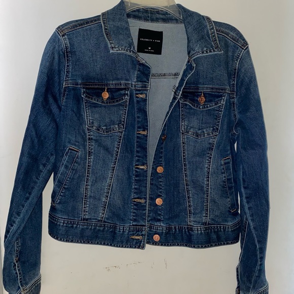 Celebrity Pink Jackets & Blazers - Denim Jean Jacket